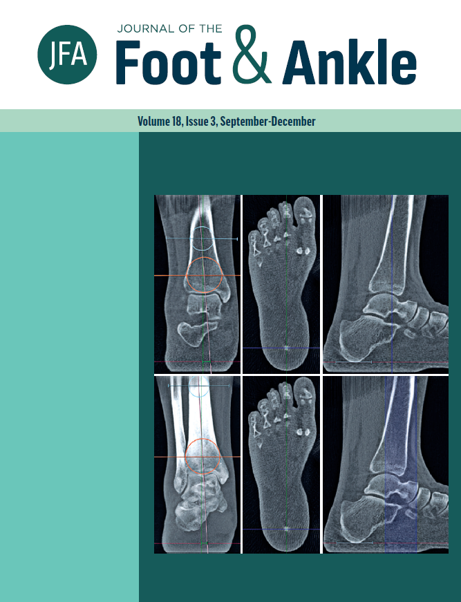 					View Vol. 18 No. 3 (2024):  Journal of the Foot and Ankle
				